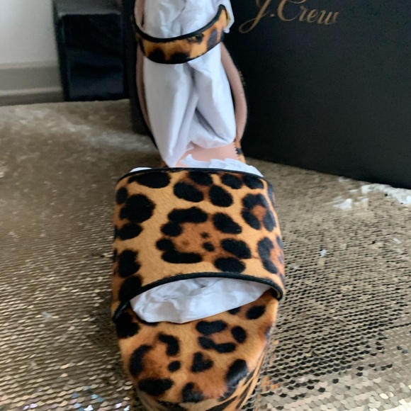 J. Crew Shoes - Haircalf Wide Strap  Platform